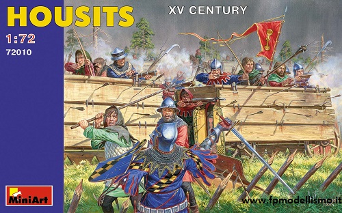 HOUSITS - XV th Century in scala 1/72 MiniArt 72010 * EURO 10,00 in Kit * Euro 40,00 Costruiti (Iva Incl.)