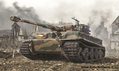 Pz.Kpfw. VI Tiger I Ausf. E Late Production Italeri 6754 * EURO 31,00 in kit * Euro 91,00 Costruito (Iva Incl.)