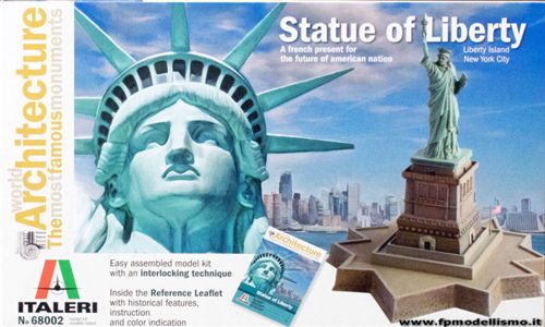 OFFERTA NATALIZIA STATUE OF LIBERTY: WORLD ARCHITECTURE ITALERI 68002 * EURO 10,00 in Kit * Euro 25,00 Costruita (Iva Incl.) OFFERTA VALIDA fino al 31 Dicembre 2024