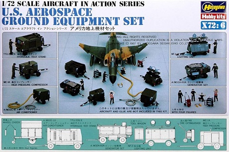 U.S. Aerospace Ground Equipment Set in scala 1:72 HASX72-6 * EURO 12,50 in Kit ** Euro 37,50 Costruito (Iva Incl.)