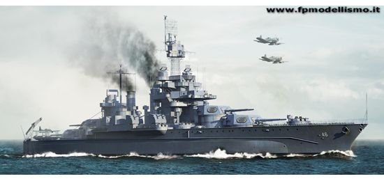 USS Maryland BB-46 1945 in Scala 1:700 Trumpeter 05770 * EURO 32,90 in Kit ** Euro 82,90 Costruita (Iva Incl.)