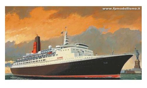 Transatlantico Queen Elizabeth II 1:1200 Revell 05806 * EURO 7,50 in Kit ** Euro 27,50 Costruita (Iva Incl.) 