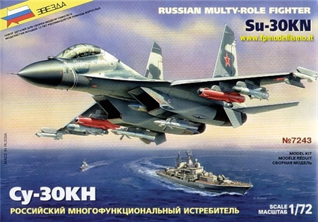 Sukhoi Su-30 KN in scala 1:72 Zvezda 7243 * EURO 13,90 in Kit ** Euro 53,50 Costruito (Iva Incl.) 