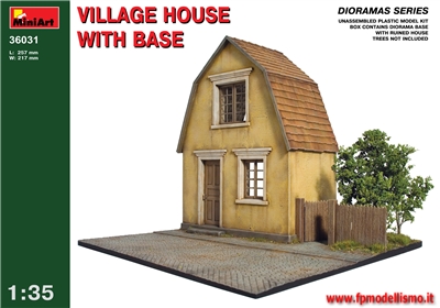 Diorama: VILLAGE HOUSE w/BASE 1:35 MiniArt 36031 * Euro 29,00 (Iva Incl.) Art. Terminato NON Disponibile