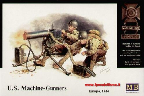 US Machine Gunners 1:35 MasterBox 3519 * Euro 9,00 in Kit * Euro 18,00 Costruiti (Iva Incl.)