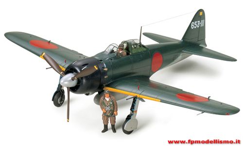 Mitsubishi A6M5 Zero Fighter Model 52 (Zeke) Scala 1:32 Tamiya 60318 Costruito e Verniciato EURO 282,00 * in Kit 132,00 (Iva Incl.) * Prodotto su Prenotazione