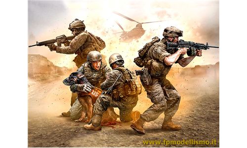 No soldirs left behind-MWD Down 1/350 MB35181 * EURO 16,50 in Kit * Euro 33,00 Costruiti (Iva Incl.) 