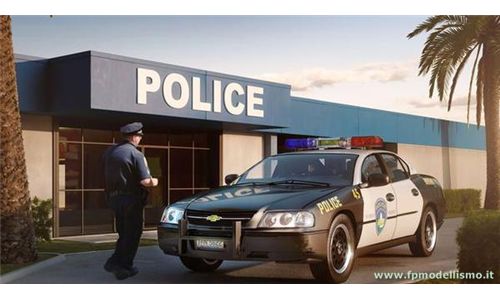 OFFERTA NATALIZIA Chevy Impala POLICE CAR 1:25 Revell 07068 * Euro 20,00 in Kit ** Euro 50,00 Costruita (Iva Incl.) OFFERTA VALIDA fino al 08 Dicembre 2024