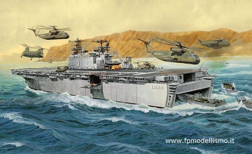 OFFERTA NATALIZIA USS TARAWA LHA-1 - ASSAULT SHIP scala 1/720 Revell 05170 * EURO 22,00 in Kit ** Euro 62,00 Costruita (Iva Incl.) OFFERTA VALIDA fino al 08 Dicembre 2024