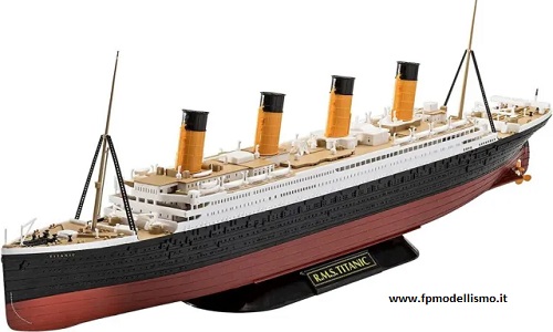 OFFERTA NATALIZIA! RMS Titanic in scala 1/570 Monogram/Revell 0445 * EURO 25,60 in Kit ** Euro 95,60 Costruita (Iva Incl.) OFFERTA VALIDA fino al 31 Dicembre 2024