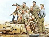 Rommel and German Tank Crew (DAK, 1941-1943) Master Box 3561 * EURO 16,90 in Kit * Euro 36,90 Costruiti (Iva Incl.)